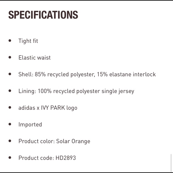 🧡adidas x IVY PARK HIGH-RISE BIKINI BOTTOM - Picture 14 of 15